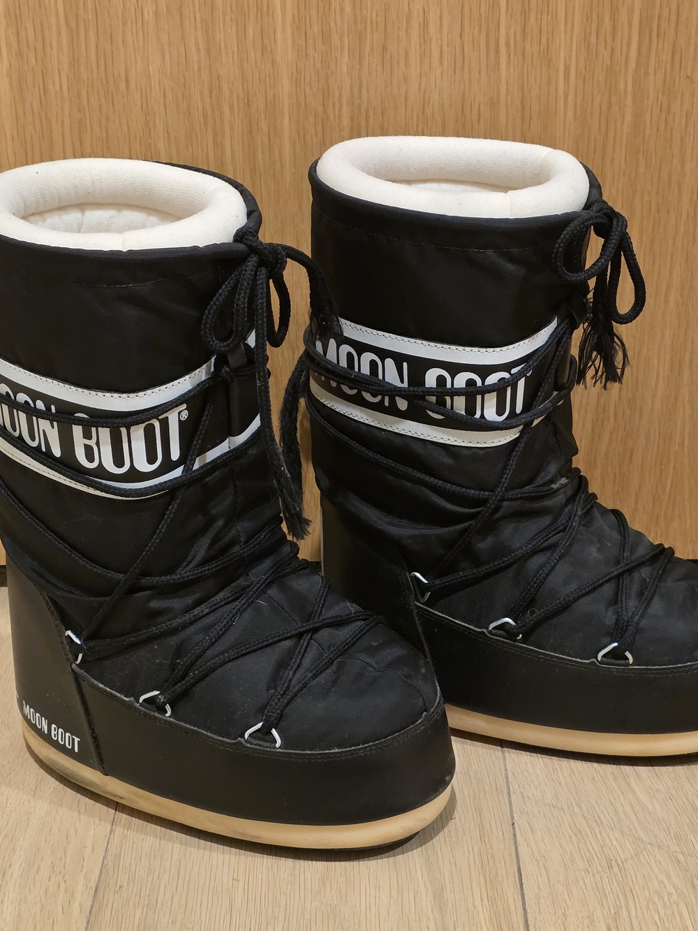ΜOON ΒOOT Black Icon Nylon Boots 31/34